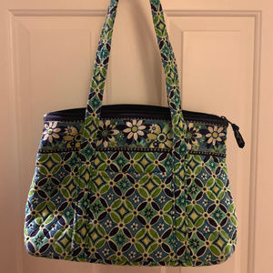 Vera Bradley Daisy Daisy Zippered Tote
